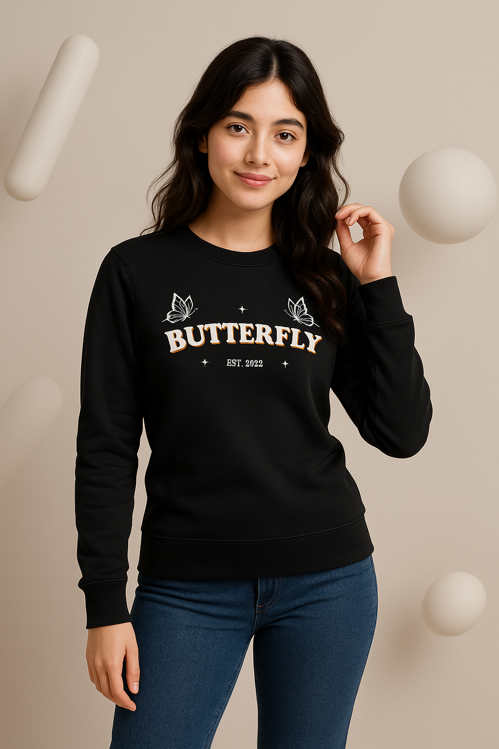 Butterfly Viral Trend Sweatshirt