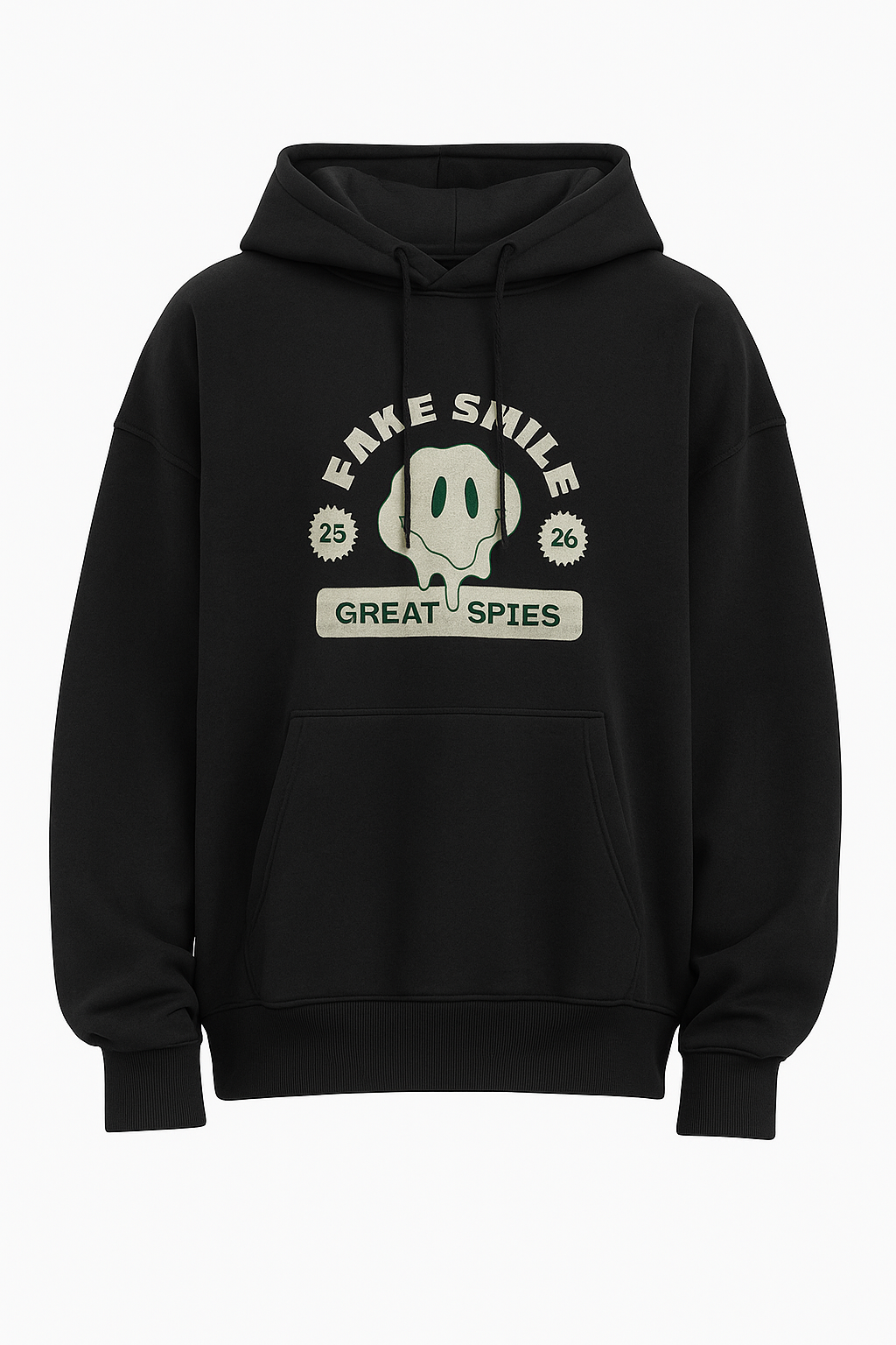 Premium Cotton Graphic Hoodie | FUNKY FORGE Unisex Oversized Streetwear (Winter 2025)