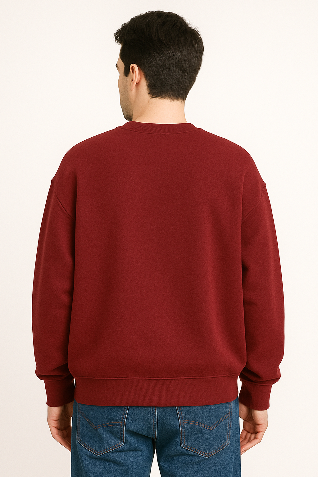 Premium Oversized Cotton Blend Sweatshirt