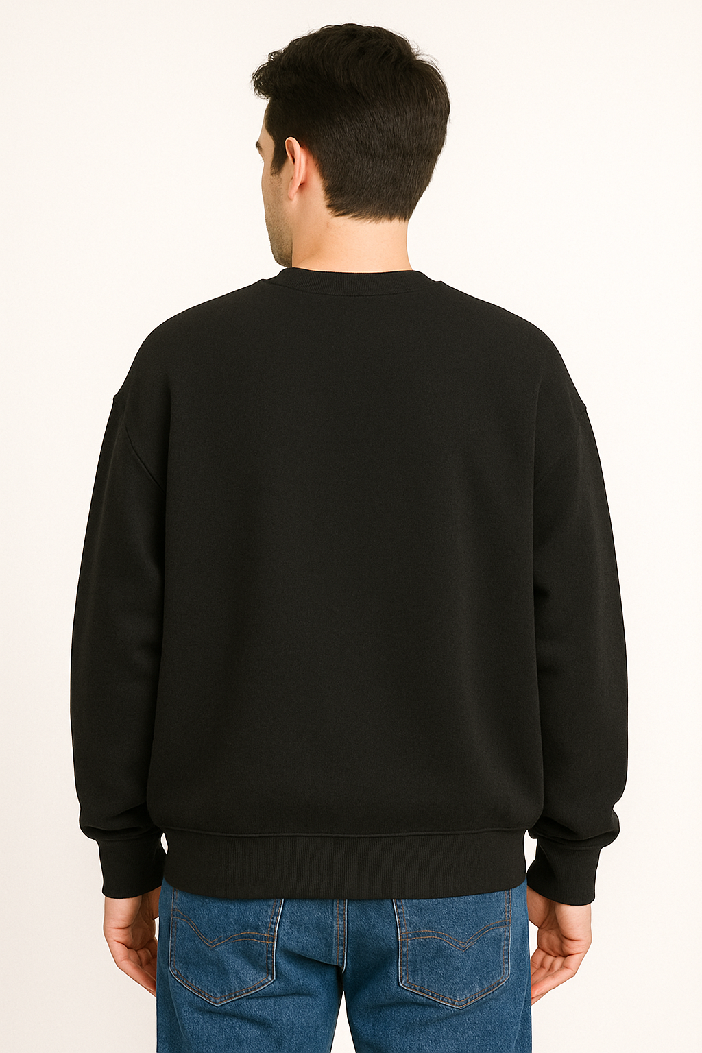 Premium Oversized Cotton Blend Sweatshirt
