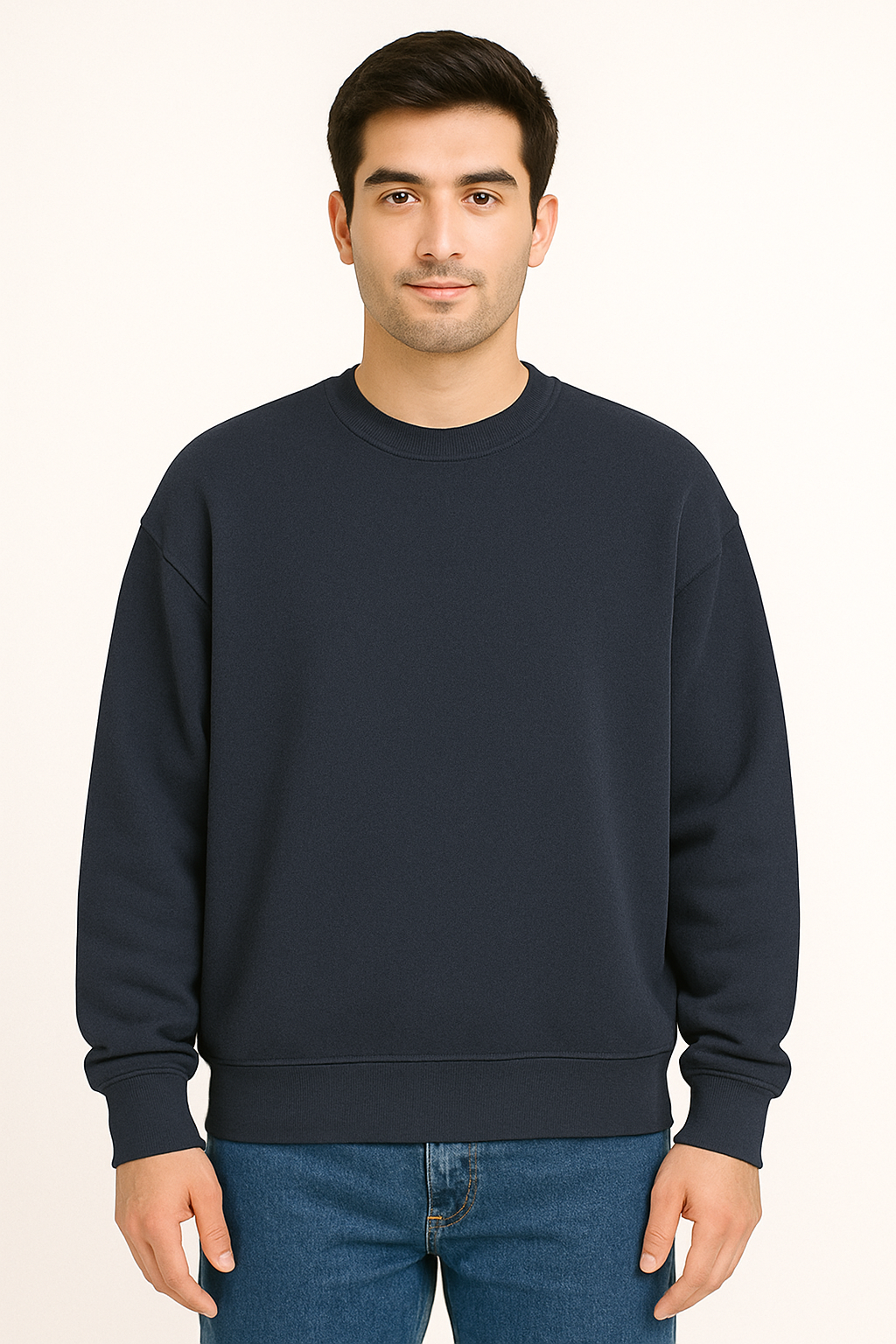 Premium Oversized Cotton Blend Sweatshirt