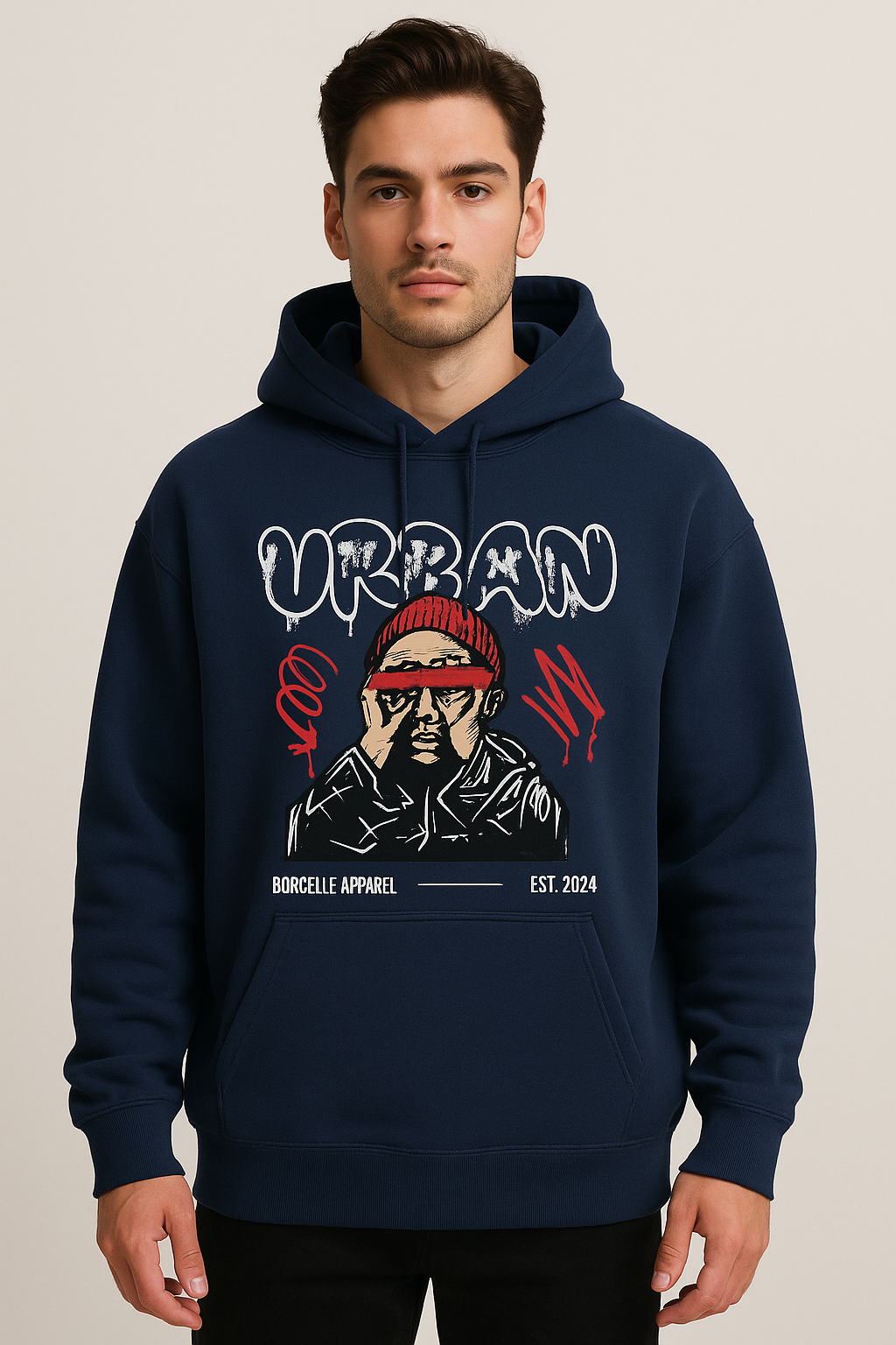 Premium Printed Oversized Hoodie