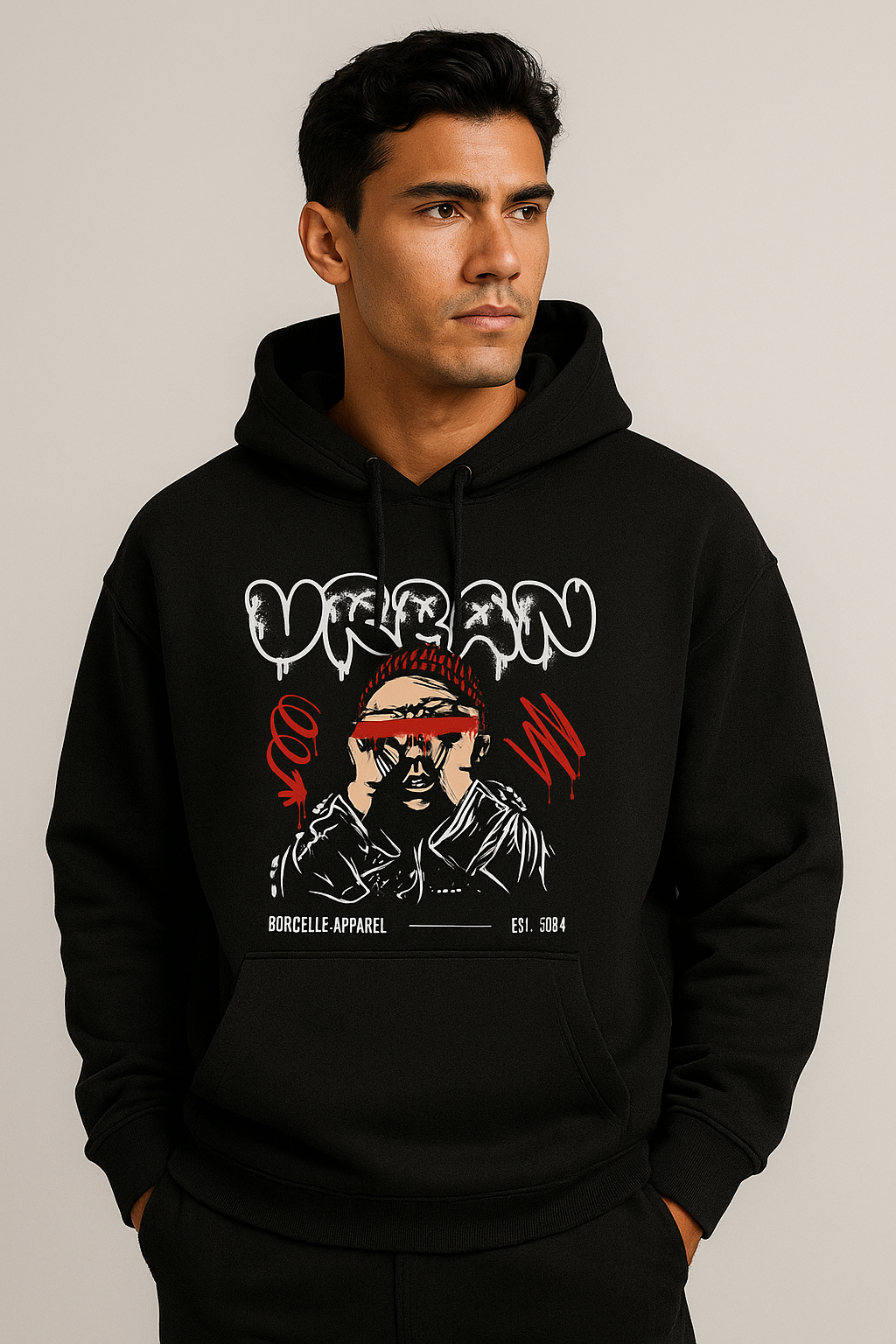 Premium Printed Oversized Hoodie