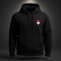 Premium Black Uchiha Clan Hoodie – Sharingan Design Anime Streetwear for Fans